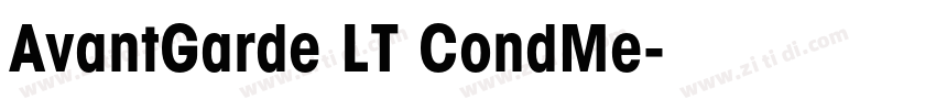 AvantGarde LT CondMe字体转换
